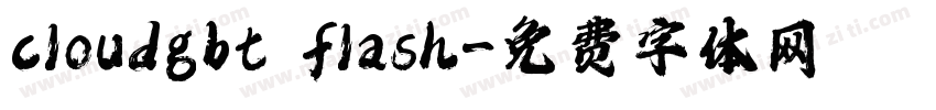 cloudgbt flash字体转换